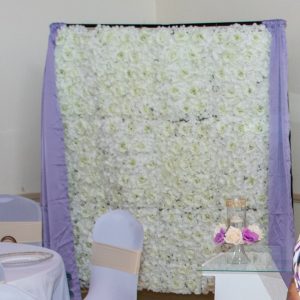 Ivory Rose Pedal backdrop